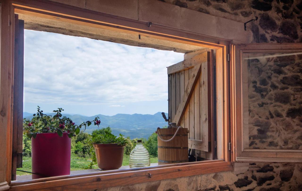 Apartamento Duplex Rural Con Chimenea Y Vistas Panoramicas Desde La Cama Sant Marti Sacalm Dış mekan fotoğraf