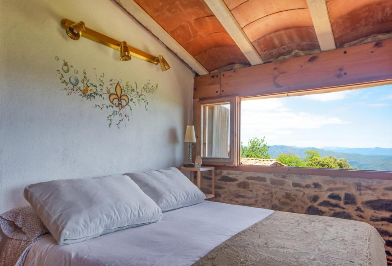 Apartamento Duplex Rural Con Chimenea Y Vistas Panoramicas Desde La Cama Sant Marti Sacalm Dış mekan fotoğraf
