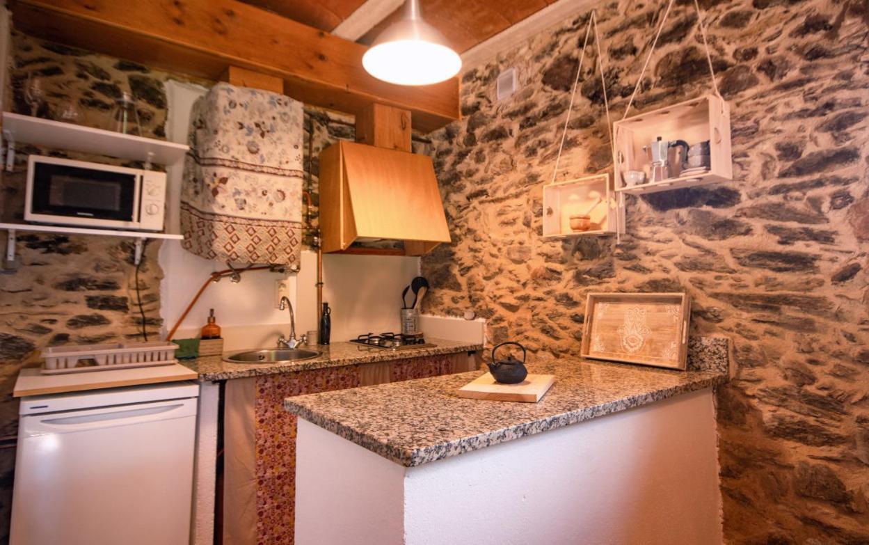 Apartamento Duplex Rural Con Chimenea Y Vistas Panoramicas Desde La Cama Sant Marti Sacalm Dış mekan fotoğraf