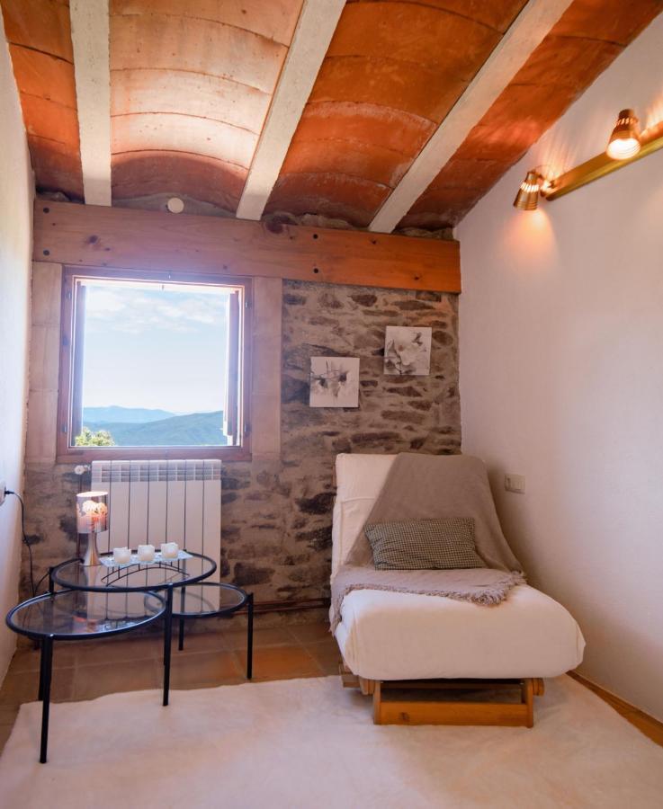 Apartamento Duplex Rural Con Chimenea Y Vistas Panoramicas Desde La Cama Sant Marti Sacalm Dış mekan fotoğraf